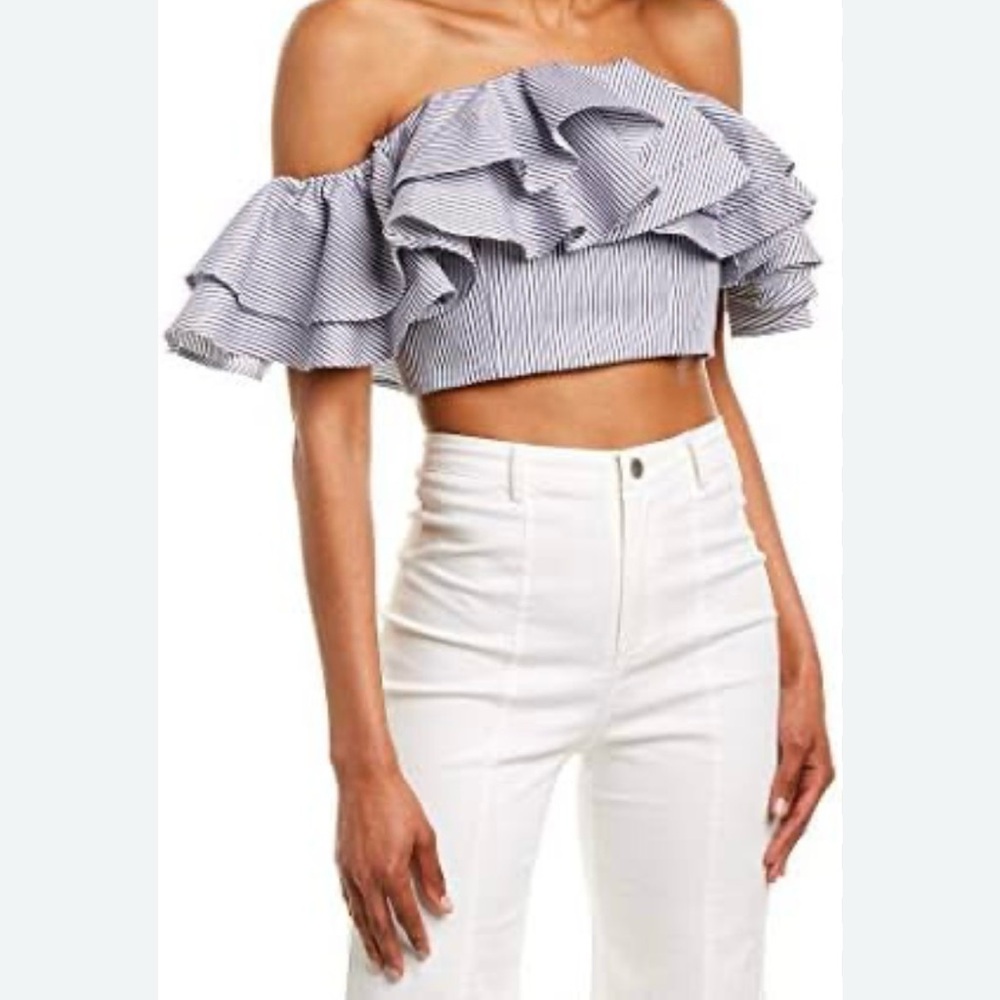 C/MEO Collective Cameo Off The Shoulder Top Size M